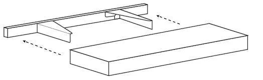 EB22-F-SHELF-42 Elegant Dove Floating Shelf