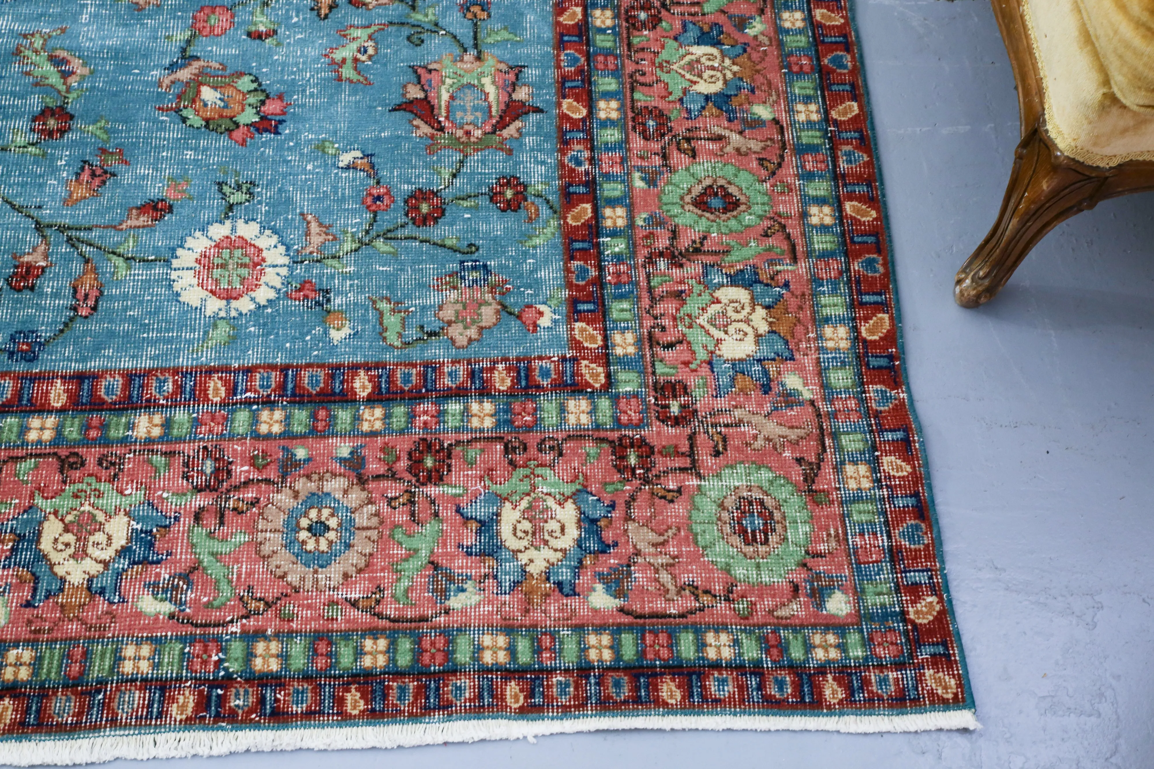 Old Isparta Rug 6.3ftx8.8ft