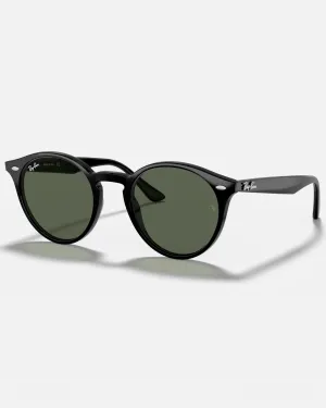 RB2180 Sunglasses in Polished Black & Dark Green